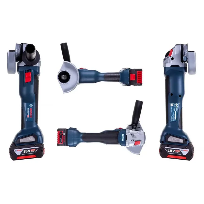 GWS 18V-10 | accu Haakse Slijper | 150 mm | Set | 2x 5,0 Ah accu + Lader | in L-Boxx | op=op van Bosch Professional – productafbeelding 5 van 6