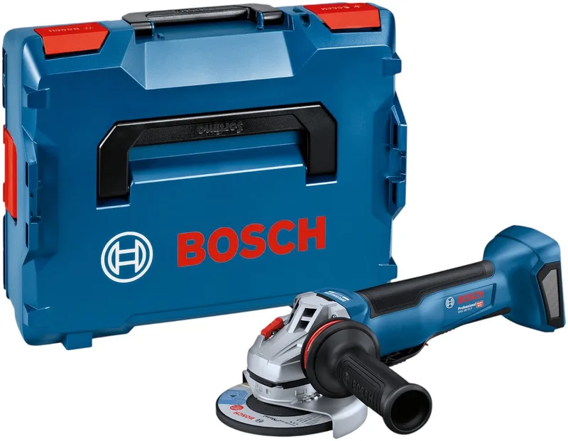 GWS 18V-10 P Accu haakse slijper 125mm 18V Basic Body in L-Boxx - 06019J4102 van Bosch Professional – productafbeelding