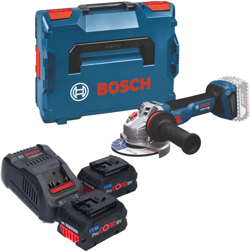 GWS 18V-11 Professional accu haakse slijper 18 V 125 mm borstelloos + L-Boxx ( 06019N4102 ) - zonder accu, zonder oplader fra Bosch Professional – produktbillede