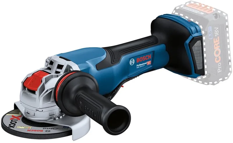 GWX 18V-15 P Accu haakse slijper 125mm 18V Basic Body in L-Boxx - 06019H6F01 de Bosch Professional – image du produit