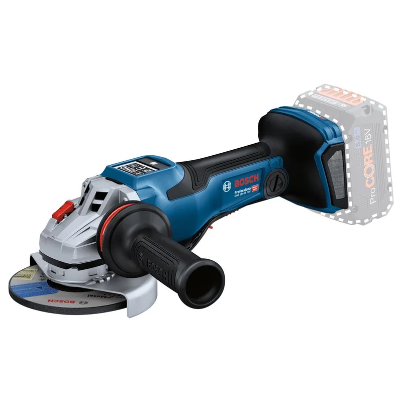 GWX 18V-15 PSC Accu Haakse Slijper 125mm 18V Basic Body in L-Boxx - 06019H6G02 van Bosch Professional – productafbeelding