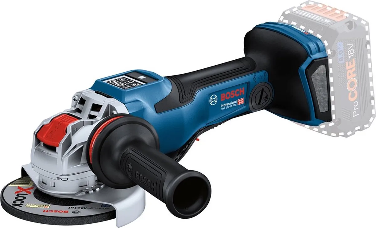 GWX 18V-15 PSC Haakse slijper - BITURBO - Zonder 18V accu en lader fra Bosch Professional – produktbillede