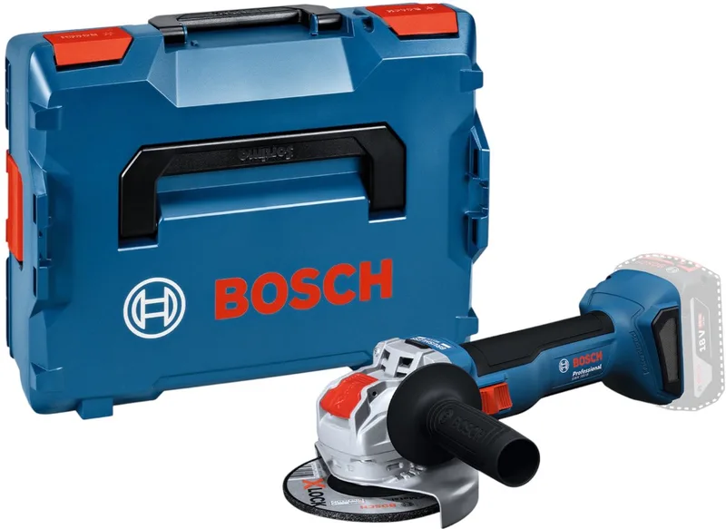 GWX 18V-8 Accu haakse slijper 125mm X-Lock 18V Basic Body in L-Boxx - 06019N9101 de Bosch Professional – image du produit