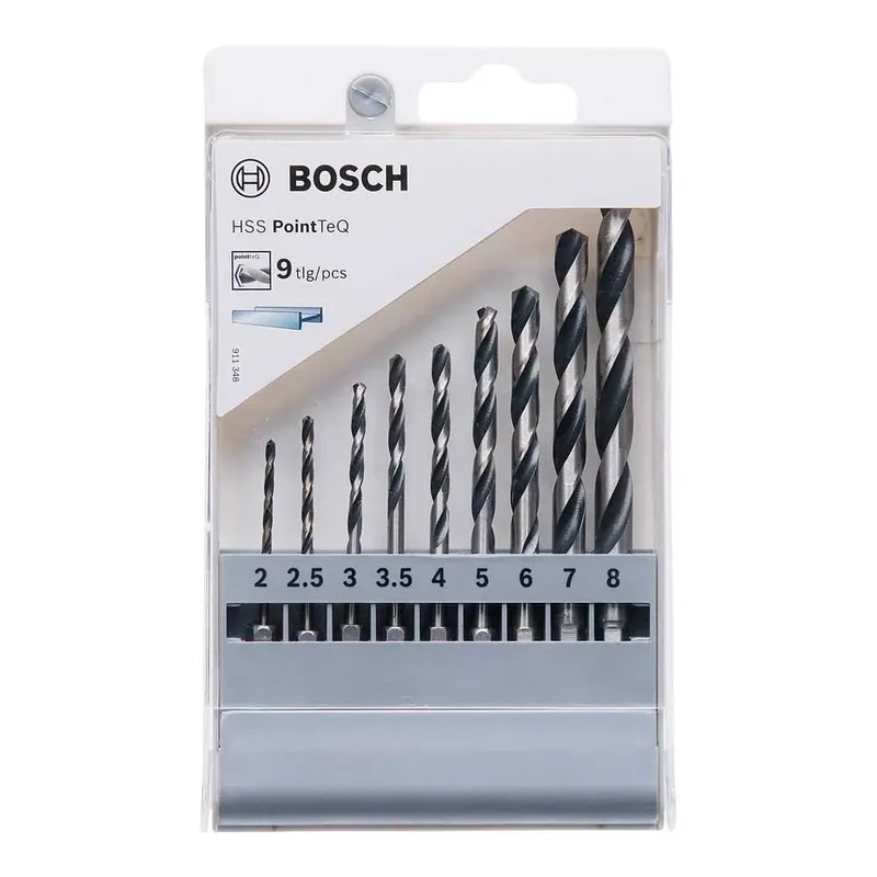 Hexagonal Hss Pointteq Metaalboor 9 Eenheden von Bosch Professional – Produktbild 1 von 6
