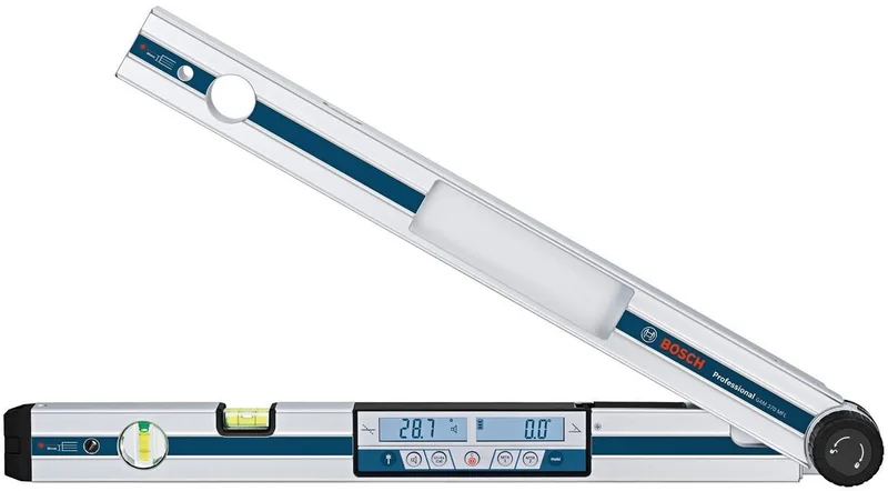 Hoekmeter en waterpas GAM 270 MFL van Bosch Professional, Blauw – productafbeelding 1 van 4