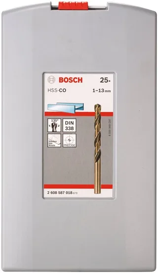 Holzbohrer ProBox, (Set, 25-tlg), Metallbohrer HSS-Co by Bosch Professional, Grey – product image 2 of 2