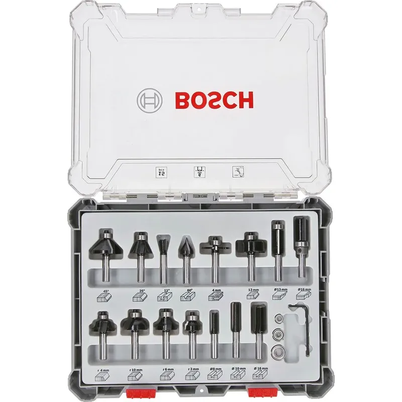 Holzbohrer-set Für Schaftfräser 6 Mm 15 Einheiten by Bosch Professional – product image 2 of 2