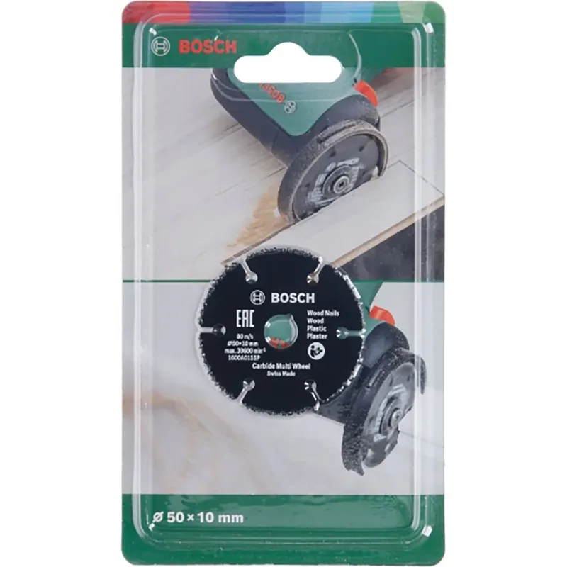Houtzaagblad Met Meerdere Wielen Van Carbide 50x10 Mm de Bosch Professional – image du produit 2 sur 3