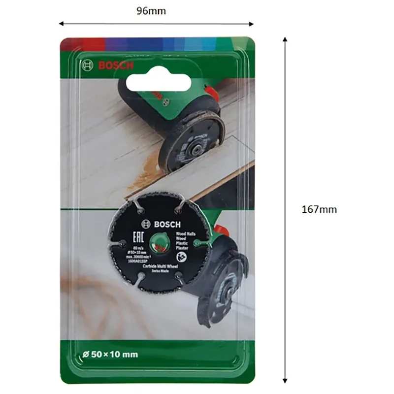 Houtzaagblad Met Meerdere Wielen Van Carbide 50x10 Mm de Bosch Professional – image du produit 3 sur 3