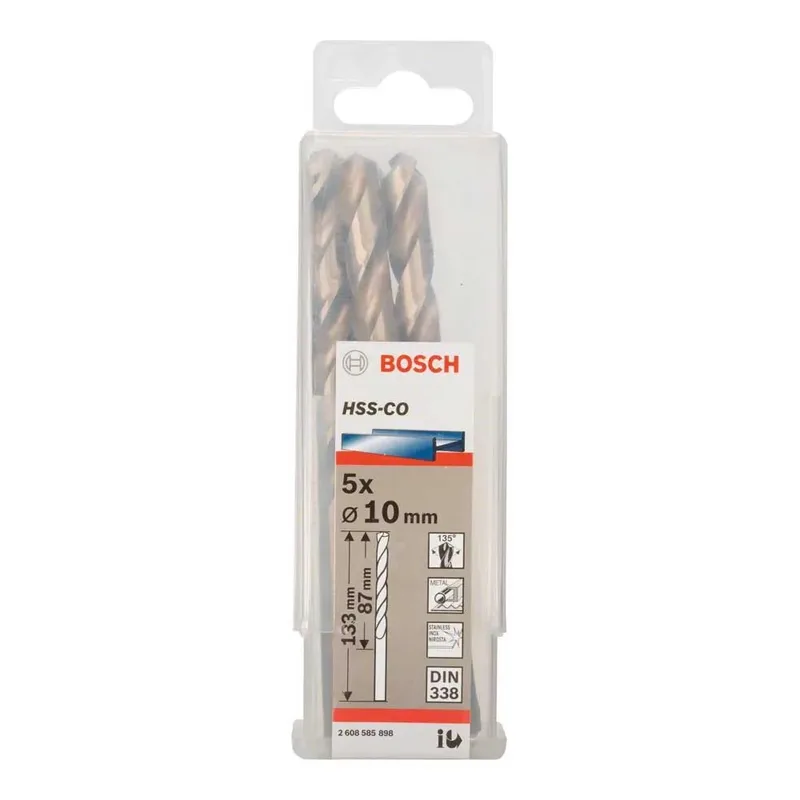 Hss-co Din338 10.0x87x133 Mm Metaalboor 5 Eenheden fra Bosch Professional – produktbillede 2 af 3