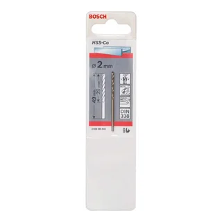 Hss-co Din338 2.0x24x49 Mm Metaalboor by Bosch Professional – product image 2 of 3