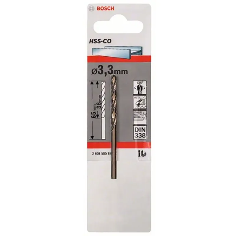 Hss-co Din338 3.3x36x65 Mm Metaalboor by Bosch Professional – product image