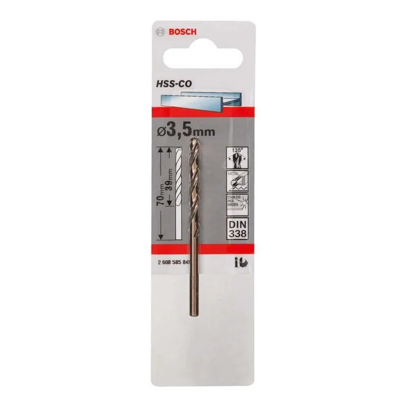 Hss-co Din338 3.5x39x70 Mm Metaalboor fra Bosch Professional – produktbillede 2 af 3