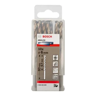 Hss-co Din338 6.0x57x93 Mm Metaalboor 10 Eenheden fra Bosch Professional – produktbillede 2 af 3