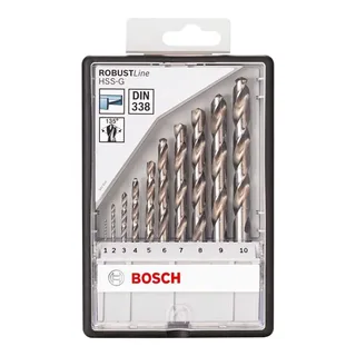 Hss-g Din338 1-10 Metaalboor 10 Eenheden de Bosch Professional – image du produit 2 sur 3
