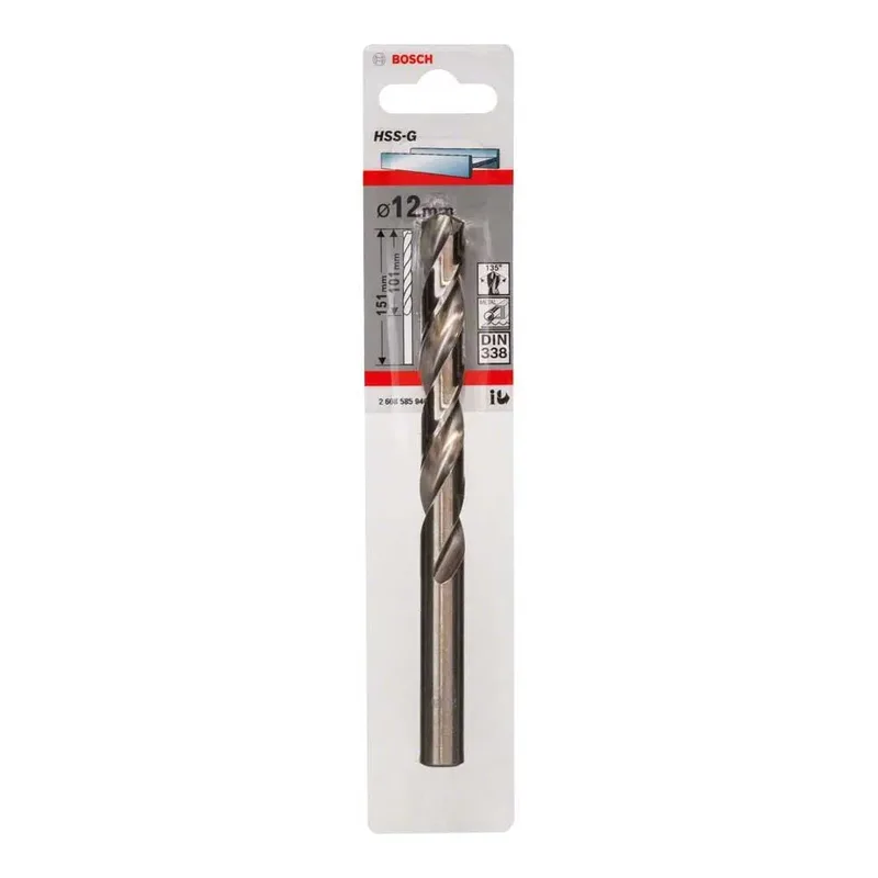 Hss-g Din338 12.0x101x151 Mm Metaalboor de Bosch Professional – image du produit 2 sur 3