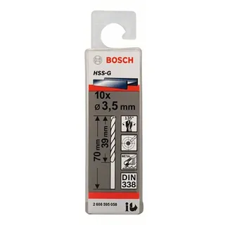 Hss-g Din338 3.5x39x70 Mm Metaalboor 10 Eenheden de Bosch Professional – image du produit 1 sur 3