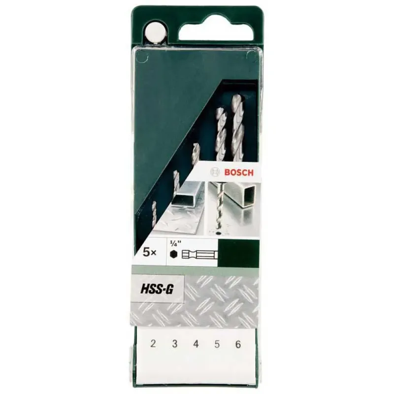 Hss Hexagonal Metaalboor 5 Eenheden van Bosch Professional – productafbeelding 2 van 2