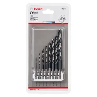 Hss Impact 2-10 Mm Metaalboor 8 Eenheden van Bosch Professional – productafbeelding 2 van 4
