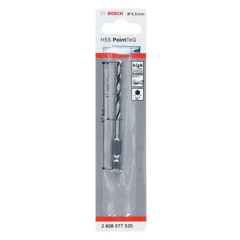 Hss Pointteq Hex 4.5 Metaalboor von Bosch Professional – Produktbild 2 von 6