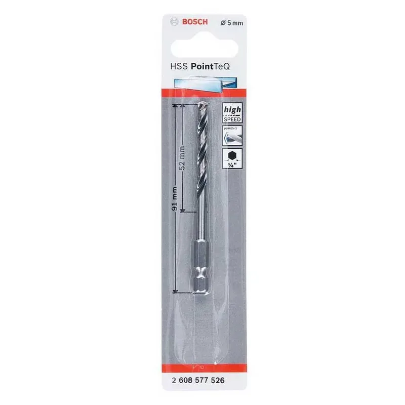 Hss Pointteq Hex 5.0 Metaalboor by Bosch Professional – product image 2 of 6