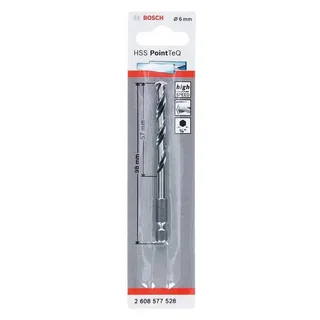 Hss Pointteq Hex 6.0x98 Mm Metaalboor by Bosch Professional – product image 2 of 6