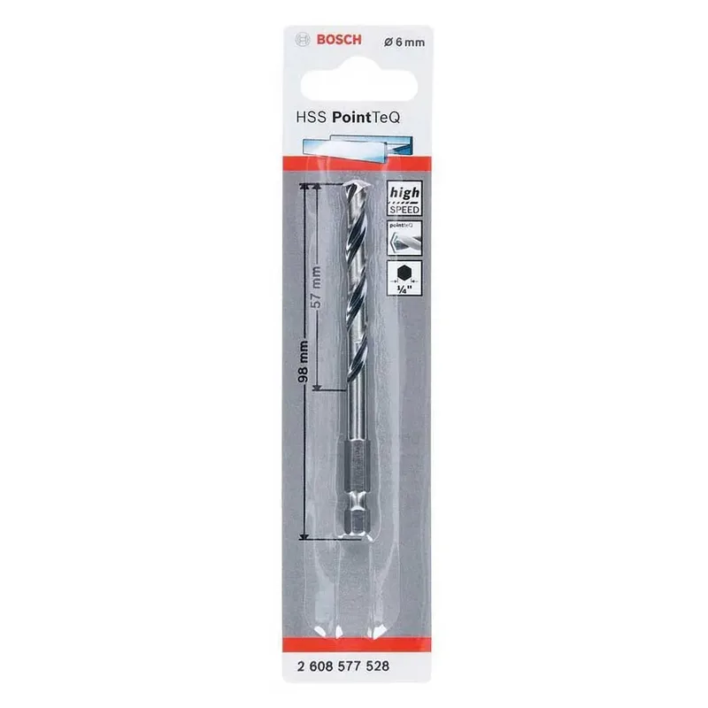 Hss Pointteq Hex 6.0x98 Mm Metaalboor by Bosch Professional – product image 2 of 6