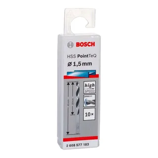 Hss-rpointteq Din338 1.5x18x40 Mm Metaalboor 10 Eenheden von Bosch Professional – Produktbild 2 von 6