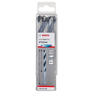 Hss-rpointteq Din338 10.0x87x133 Mm Metaalboor 10 Eenheden fra Bosch Professional – produktbillede 2 af 6