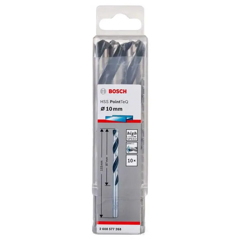 Hss-rpointteq Din338 10.0x87x133 Mm Metaalboor 10 Eenheden fra Bosch Professional – produktbillede 2 af 6