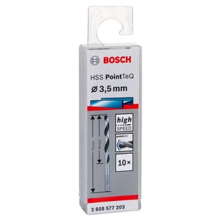 Hss-rpointteq Din338 3.5x39x70 Mm Metaalboor 10 Eenheden von Bosch Professional – Produktbild 2 von 6