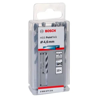 Hss-rpointteq Din338 4.6x47x80 Mm Metaalboor 10 Eenheden von Bosch Professional – Produktbild 2 von 6
