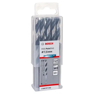 Hss-rpointteq Din338 7.5x69x109 Mm Metaalboor 10 Eenheden von Bosch Professional – Produktbild 2 von 6