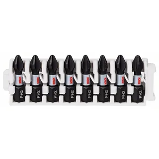 Bosch Accesorios Jeu De Mèches Cruciformes Impact Ph2x8 25 Mm 8 Unités de Bosch Professional – image du produit 1 sur 6