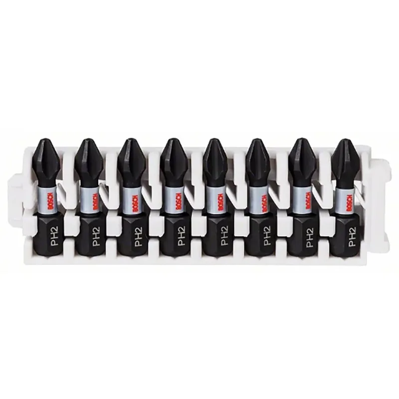 Bosch Accesorios Jeu De Mèches Cruciformes Impact Ph2x8 25 Mm 8 Unités de Bosch Professional – image du produit 1 sur 6