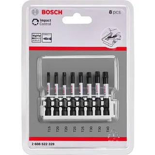 Impact T15/20x2/25x2/30x2/40 50 Torx-bitset by Bosch Professional – product image 5 of 6