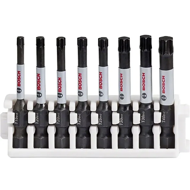 Impact T15/20x2/25x2/30x2/40 50 Torx-bitset by Bosch Professional – product image 1 of 6