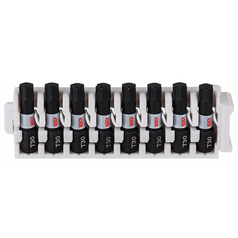 Impact T30x8 25 Mm Torx-bitset 8 Eenheden by Bosch Professional – product image 1 of 6