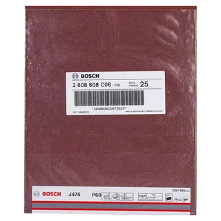 J475 230x280 Mm G60 Schuurpapier Vellen by Bosch Professional – product image 2 of 2