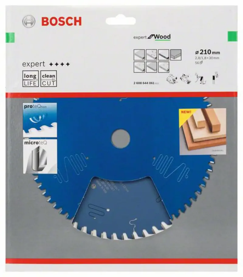 Kreissägeblatt Expert for Wood 210 x 30 x 2,8 mm 56 fra Bosch Professional – produktbillede 2 af 2