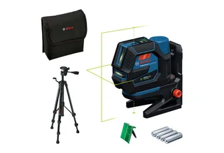 GCL 12V-50-22 CG Punt- en kruislijnlaser groen + BT 150 statief 12V Basic Body met batterijhouder - 0601066S01 van Bosch Professional – productafbeelding 1 van 4