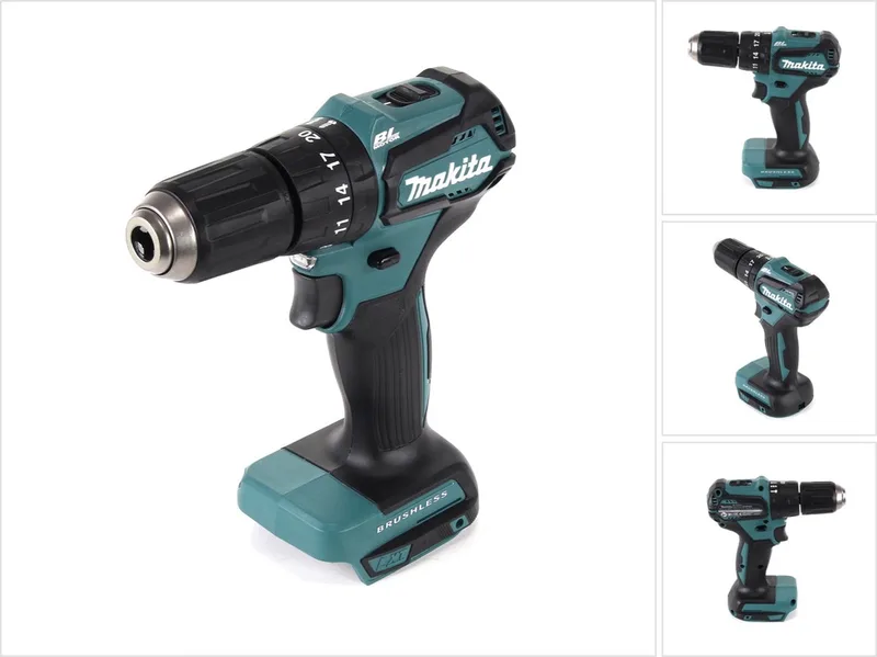 Makita accu klopboor, schroefmachine body, 18 Volt, 18VDHP483Z von Bosch Professional – Produktbild
