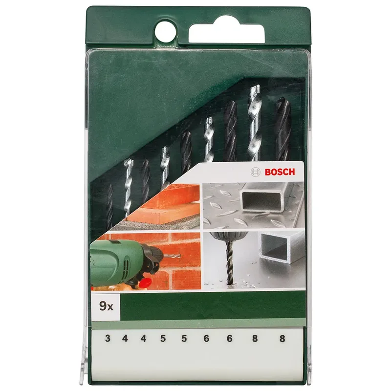 Metaalboor 3-8 Mm 9 Eenheden von Bosch Professional – Produktbild 2 von 2