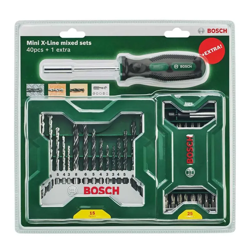 Mini X-line 15+25 Gereedschapsset van Bosch Professional – productafbeelding 2 van 2