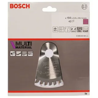 Mm Mu H 150x20-42 Multimateriaal Cirkelzaagblad de Bosch Professional – image du produit 1 sur 2