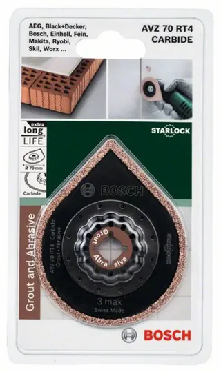 Mörtelentferner AVZ 70 RT4 Grout + Abrasive, Sägeblatt fra Bosch Professional – produktbillede 2 af 2