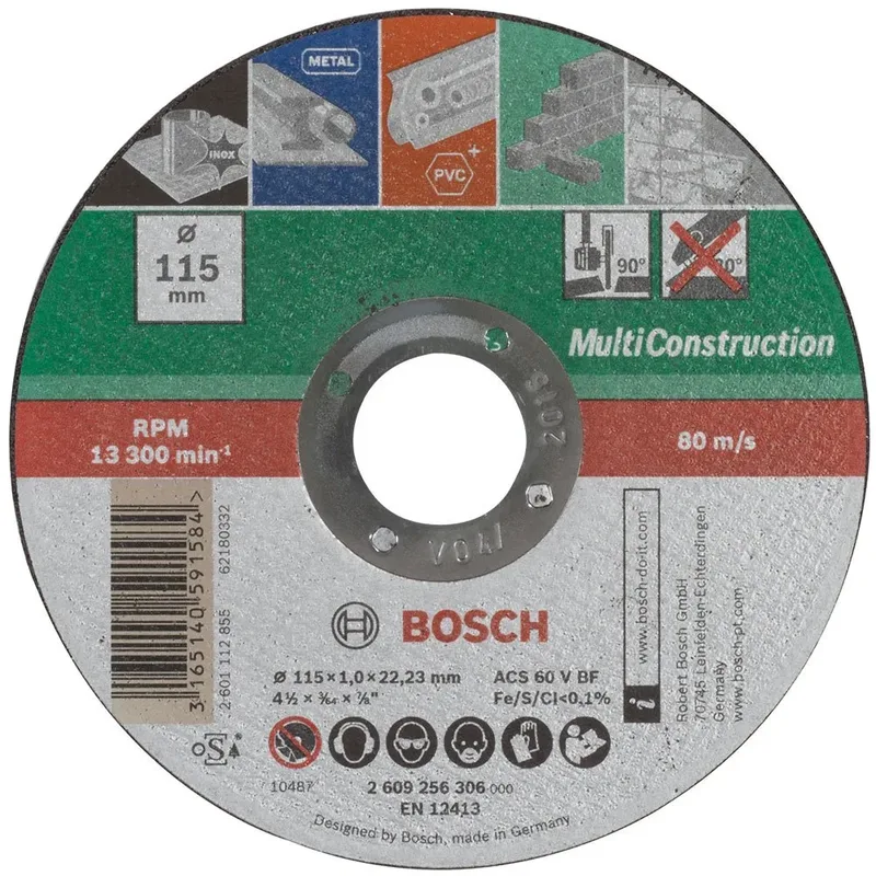 Multimateriaal Doorslijpschijf 115x1 Mm by Bosch Professional – product image