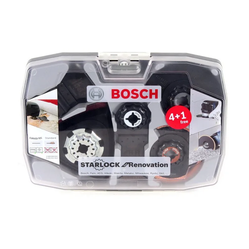 Multitool zaagbladenset 5-Delige Starlock Best of Cutting Renovatie - 2608664624 de Bosch Professional – image du produit 3 sur 5