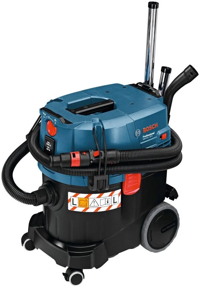 Nass-Trocken-Sauger GAS 35 L SFC+, 1300 W von Bosch Professional, Blau, Schwarz – Produktbild
