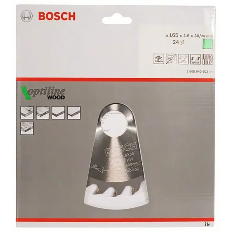 Bosch Accesorios Lame De Scie Circulaire Pour Bois Op Wo H 165x30-24 de Bosch Professional – image du produit